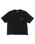 Zelos Tee Black — front flat lay with Driven by Dedication chest print